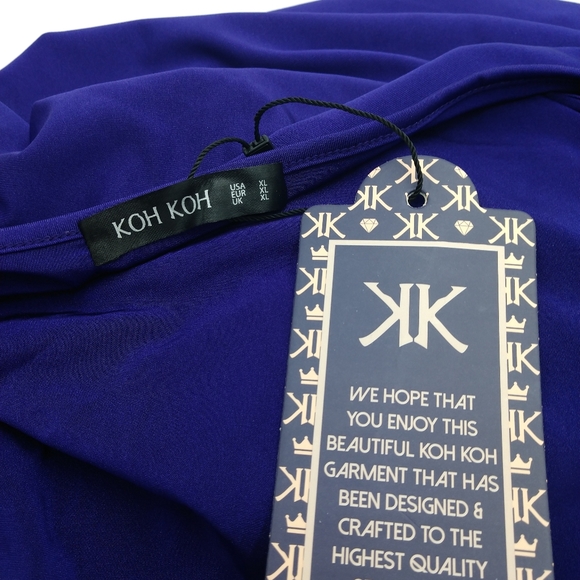 ONLY 1 LEFT!! KOH Sleeveless Maxi Evening Dress XL - Picture 6 of 6